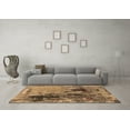 thumbnail image 3 of Ahgly Company Indoor Round Oriental Brown Industrial Area Rugs, 4' Round, 3 of 4