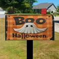 thumbnail image 3 of Boo Halloween Ghost Buffalo Plaid Mailbox Covers,Magnetic 21x25.5 Inch Mailboxwrap Waterproof Durable Halloween MailBoxcovers for Yard Farmhouse Decorative, 3 of 4