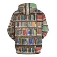 thumbnail image 5 of Library Bookshelf Oversized Hoodies for Women Pullover Womens Clothes with Pocket Mens Ultimate Pullover Hoodie Sweatshirt S-6XL, 5 of 8