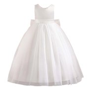 Vividxx Trendy Girls Dresses O-Neck Sleeveless Any Occasion For Parties And Everyday Wear Stylish And Comfortable Design For Young Fashion Solid Color Toddler Stylish Sundress