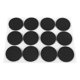 thumbnail image 1 of 12 Pack Black Self Adhesive Floor Protectors for Furniture Sofa Table Chair Round Rubber Feet, 1 of 2