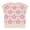 Pink, variant on Womens Floral Knit Sweater Short Sleeve Round Neck Loose Fit Casual Top Lightweight Everyday Shirt for Spring Fall Work and