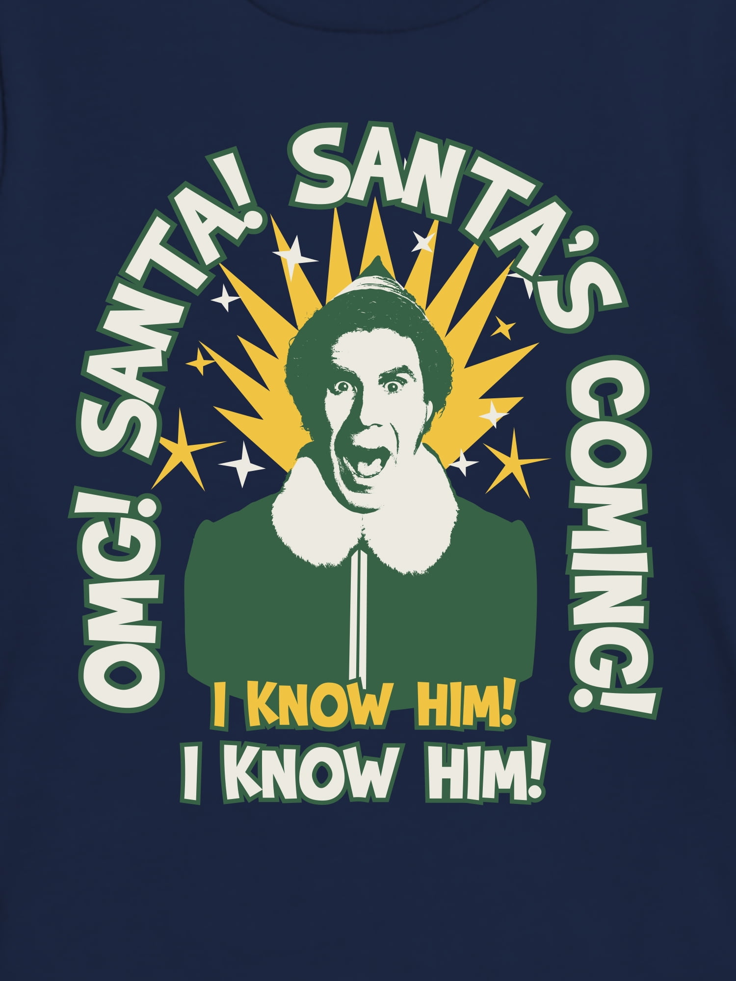 Elf Santa's Friend, Boys Graphic Crew Neck Short Sleeve T-Shirt, Sizes XS-3X (Little Boys & Big Boys)