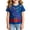 L15 Blue, variant on Curuila Child Toddler Girls Tshirt Short Sleeve Graphic Print Crew Neck Tops For Girls Everyday Wear Comfort Tee Size 2-3 Years