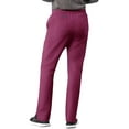 thumbnail image 2 of Adar Addition Scrubs for Men - Slim Leg Cargo Drawstring Scrub Pants - A6106 - Wine - XL, 2 of 8
