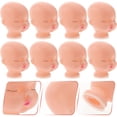 thumbnail image 4 of 20Pcs Vinyl Small Doll Heads Keychain Doll Heads Doll Craft Making Heads DIY Supply, 4 of 8