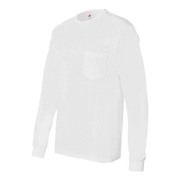 Mens Long Sleeve Pocket T Shirts