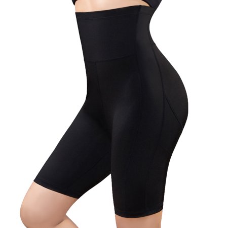 

Gotoly Waist Trainer Shapewear Tummy Control Butt Lifter Panty For Women High Waist Thigh Slimmer Short(Black Medium)