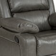 thumbnail image 6 of Flash Furniture Harmony Series Gray LeatherSoft Recliner, 6 of 12