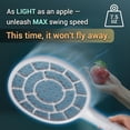 thumbnail image 4 of lectric Fly Swatter, Bug Zapper Companion, Mosquito Killer Racket | 3mm Mesh,  AA Battery Operated (not incl), for Indoor & Outdoor, 2 Packs, 4 of 6