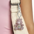 thumbnail image 2 of Care Bears Pave 3D Bling Cheer Bear Keychain - Bag Charm, Backpack Accessories, Travel Collectible Gift Keychains, 2 of 8