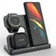 thumbnail image 1 of La carga rápida inalámbrica de 15 vatios es aplicable a la carga inalámbrica tres en uno del teléfono móvil Samsung y el cargador inalámbrico de relojes negro, 1 of 2
