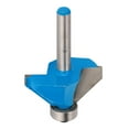 thumbnail image 4 of Router Bit Chamfer Tool with Carbon Steel YG6 Alloy 1/4in Round Shank for Woodworking, 4 of 7