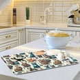 thumbnail image 6 of Cat and Dog Paw Dish Drying Mat 16x18 Absorbent Microfiber Draining Rack Pad for Kitchen Counter Sink, 6 of 8