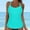 Mint Green, variant on TINZ Women Lace Up Swimwear Tops Underwire Full Coverage Bikini Top Push Up Swim Crop Top Tie Back Bathing Suit Bra Cups for Swimsuits Leopard Swimsuit Women Top Water Aerobics Swimsuits for Women