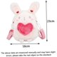 thumbnail image 2 of Bonito bolso de hombro de peluche de conejo, bolso de hombro de conejo Kawaii, juguetes de peluche, regalo de banda para niños, damas, chicas adolescentes, blanco JAMW Sencillez, 2 of 5
