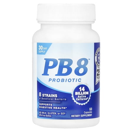PB 8, Probiotic, 14 Billion, 60 Capsules, Nutrition Now