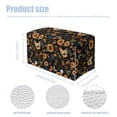thumbnail image 7 of ZUXONGSY Sunflower Rooster Tissue Box Cover Leather Tissue Box Cover Rectangle with Snap Button PU Leather Household Tissue Holder Lightweight Tissue Box for Business Trip, 7 of 7