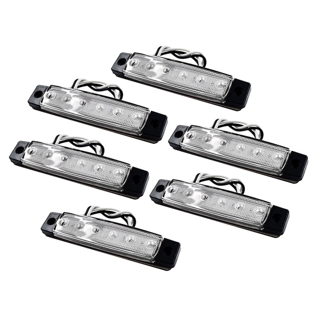 6Pcs Seawater Splashing Resistant Boat Interior Lights for Marine Use