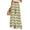 Yellow, variant on Ladies Loose Casual Printed Wide Leg Pants with Elastic Waistband Drawstring and Pocket Pants, Carnival Theme Trousers, Bohemian Style Pants for Women,Dark Green,2XL