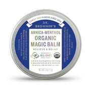 Dr. Bronner’s Arnica-Menthol Magic Balm. Organic Massaging Balm for Sore Muscles & Respiratory Relief 1 Pack, 2 oz (Arnica-Menthol)