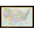 thumbnail image 2 of Homemagnetics 37 x 25 Blue USA Magnetic Map, 2 of 3