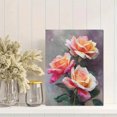 thumbnail image 2 of UXIEQU Rose Canvas Wall Art Decor 15.75x11.81 Inches, 2 of 8