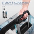 thumbnail image 4 of 3 Piece Hardside Luggage Set PC Lightweight Expandable Suitcase with Spinner Wheels TSA Lock, 20"/24"/28", White, 0028#19, 4 of 9