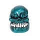 thumbnail image 2 of Aluminium Alloy Human Skull Truck Manual Gear Knob - Blue Hugo Manual de la perilla del cambio de engranaje, 2 of 6