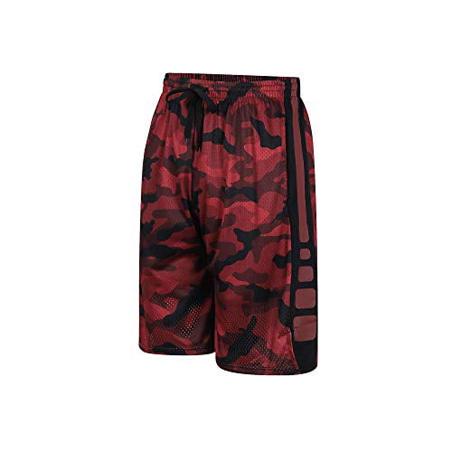 urbciety Mens Athletic Gym Shorts Basketball Running Shorts with Pockets 