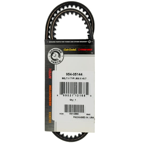 CUB CADET 954-05144 41.4" Auger Drive Belt Pro H Max H 3X 30" 34" Snow Throwers