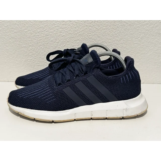 Ad-id-as Mens Swift Run X Running Shoe Size 8.5 Blue White Sneaker Slip On Casual