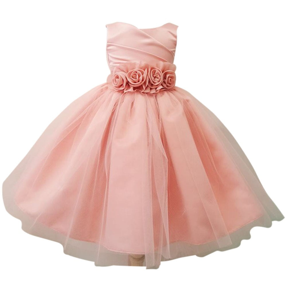 baby girl blush dress