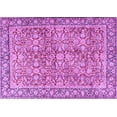 thumbnail image 1 of Ahgly Company Indoor Rectangle Persian Purple Traditional Area Rugs, 6' x 9', 1 of 4