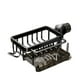 thumbnail image 1 of Estante de almacenamiento para grifo de fregadero de cocina, organizador de grifo sin perforaciones, soporte para esponja de fregadero de aluminio espacial con bandeja de goteo, jabonera de secado, 1 of 5