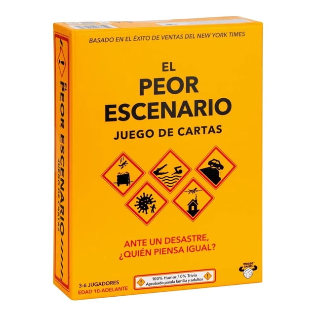 Juego de Mesa Moose Games El Peor Escenario Cartas