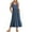 Navy dresses for women, variant on Baikeli Womens Dresses on Sale Women's Fashion V-Neck Sleeveless Solid Pockets Patchwork Pullover Dress Womens Dressas