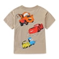 thumbnail image 3 of Disney Cars Lightning McQueen Short Sleeve T-Shirt and Mesh Short Set (Boys), 2 Piece Set, Sizes 2T-7, 3 of 8