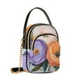 thumbnail image 7 of FORMRS Crossbody Bag for Women Shoulder Cell Phone Purse with Zipper, Bright Flowers, 7 of 7