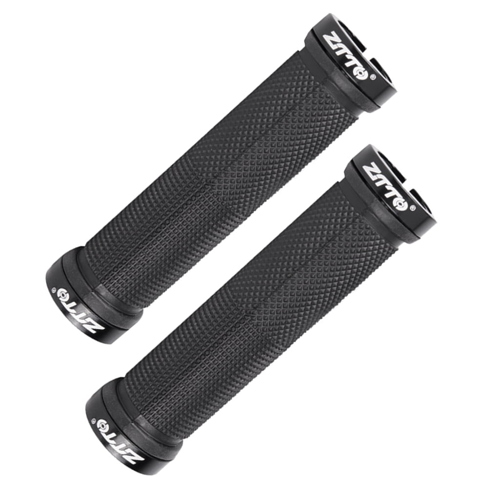 Pair Cycling Rubber Handle Grips -slip MTB Bike Bicycle