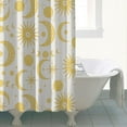 thumbnail image 5 of Gothic Shower Curtain Set - Dark Celestial Moon & Star Print, Mystical Cosmic Bath Decor, Waterproof Polyester 72"x84", Goth Aesthetic Gift, 5 of 5