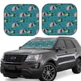 thumbnail image 1 of Balery Dachshund Dog Parasol para parabrisas de coche de 2 piezas | Parasol plegable para parabrisas delantero de coche para la mayoría de sedanes-Small, 1 of 6