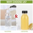 thumbnail image 3 of Botellas de plástico para jugo zmybcpack, 250 ml, resistentes al calor, paquete de 12, 3 of 7