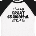 thumbnail image 4 of Inktastic I Love My Great Grandma with Hearts Boys or Girls Toddler T-Shirt, 4 of 5