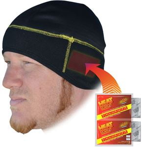 Men's Heat Factory Contour Beanie In Black by Heat Factory USA