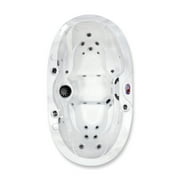 American Spas 2-Person 20-Jet Premium Acrylic Valentine Spa Bluetooth Stereo System LED Waterfall
