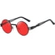 thumbnail image 1 of Las gafas de sol redondas retras de la pierna del resorte del marco forman las gafas de sol de la tendencia, hechas de aleación, TAC, 1 of 5