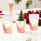thumbnail image 3 of Vajilla para fiesta temática de copos de nieve y árbol de Navidad de Pinks, platos de papel desechables de 7 y 9 pulgadas, vasos de papel y pañuelos, juego de platos de papel para fiestas, juego de va, 3 of 5