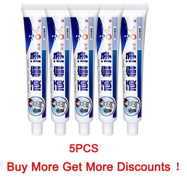 Ungüento para Psoriasis, Dermatitis, Eczema, alivia las alergias de la piel, pomada para prurito de la piel de manos y pies, 1-3-5 Uds.
