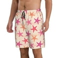 thumbnail image 3 of KLL Starfish Men's Casual Summer Beach Shorts Hawaiian Shorts with Pockets-XX-Large, 3 of 6